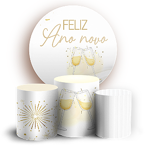 KIT Redondo e Trio - Ano Novo - Sublimado 3D