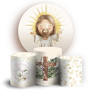 KIT Redondo e Trio - Natal - Sublimado 3D