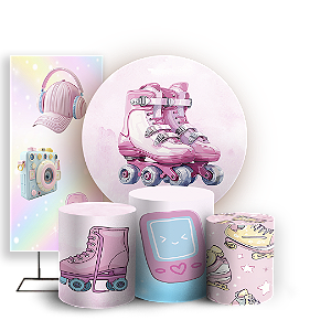 KIT Redondo Trio e Faixa - Patins - Sublimado 3D