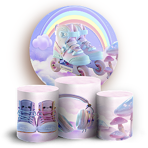 KIT Redondo e Trio - Patins - Sublimado 3D