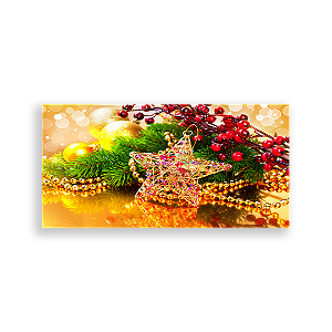 Painel Retangular - Natal - Sublimado 3D