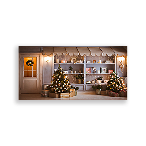 Painel Retangular - Natal - Sublimado 3D