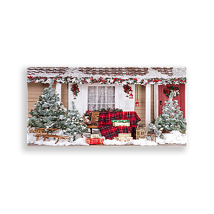 Painel Retangular - Natal - Sublimado 3D