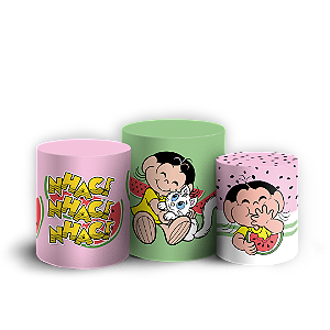 Trio Cilindro - Magali Turma da Monica - Sublimado 3D + Elástico