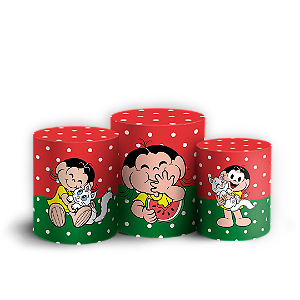 Trio Cilindro - Magali Turma da Monica - Sublimado 3D + Elástico