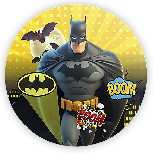 Painel Redondo - Batman - Sublimado 3D