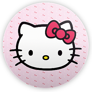 Painel Redondo - Hello Kitty - Sublimado 3D