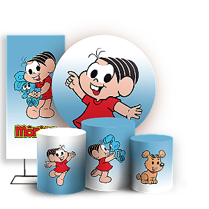 KIT Redondo Trio e Faixa - Monica Turma da Monica - Sublimado 3D