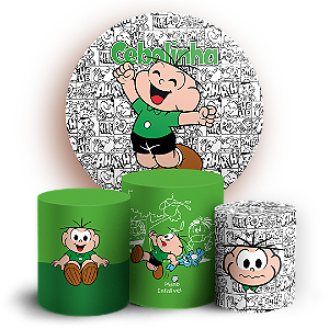 KIT Redondo e Trio - Cebolinha Turma da Monica - Sublimado 3D