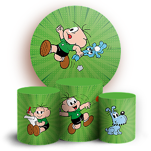 KIT Redondo e Trio - Cebolinha Turma da Monica - Sublimado 3D