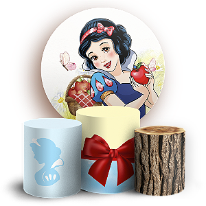 KIT Redondo e Trio - Branca De Neve - Sublimado 3D
