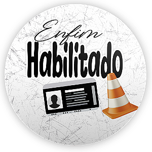 Mini Painel - CNH Habilitado - Sublimado 3D
