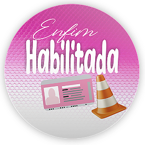 Mini Painel - CNH Habilitado - Sublimado 3D