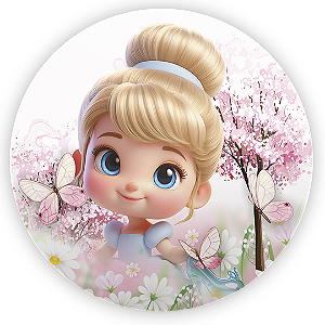 Capa Mini Painel Sublimado - Cinderela