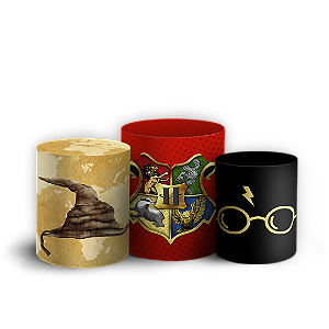 Trio Cilindro - Harry Potter - Sublimado 3D