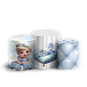 Trio Cilindro - Cinderela - Sublimado 3D