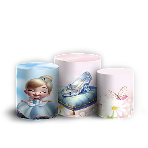 Trio Cilindro - Cinderela - Sublimado 3D