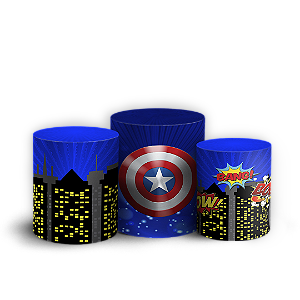 Trio Cilindro - Herois - Sublimado 3D