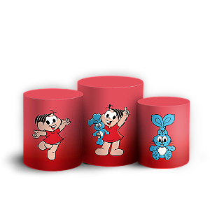 Trio Cilindro - Monica Turma da Monica - Sublimado 3D