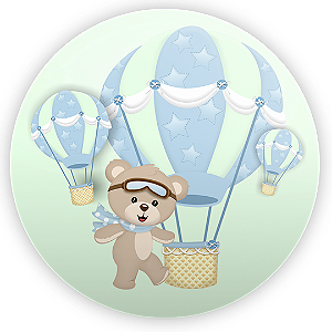 Capa Mini Painel Sublimado - Ursinho Baloeiro