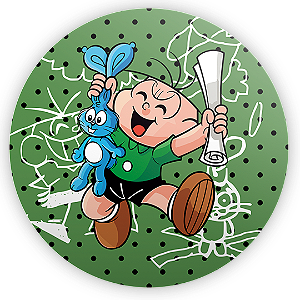 Capa Mini Painel Sublimado - Cebolinha Turma da Monica