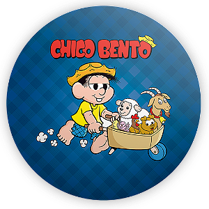 Painel Redondo - Chico Bento Turma Da Monica - Sublimado 3D