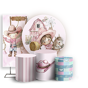 KIT Redondo Trio e Faixa - Fazendinha