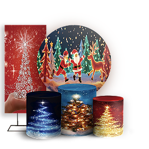 KIT Redondo Trio e Faixa - Natal