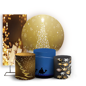 KIT Redondo Trio e Faixa - Natal