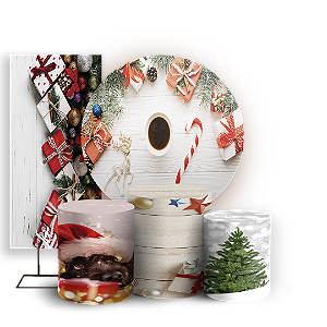 KIT Redondo Trio e Faixa - Natal