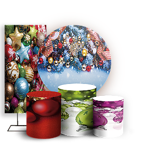 KIT Redondo Trio e Faixa - Natal