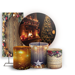 KIT Redondo Trio e Faixa - Natal