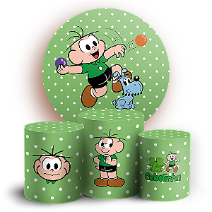 KIT Redondo e Trio - Cebolinha Turma da Monica - Sublimado 3D