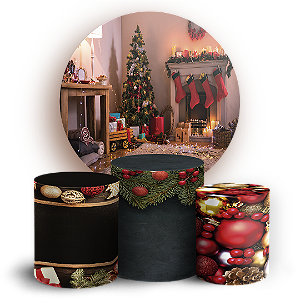 KIT Redondo e Trio - Natal - Sublimado 3D