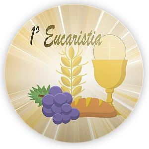 Capa Mini Painel Sublimado - Religioso Eucaristia