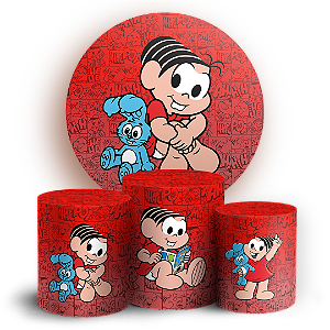 KIT Redondo e Trio - Monica   Turma da Monica - Sublimado 3D