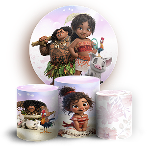 KIT Redondo e Trio - Moana - Sublimado 3D