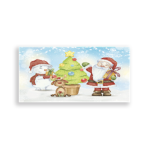Painel Retangular - Natal - Sublimado 3D