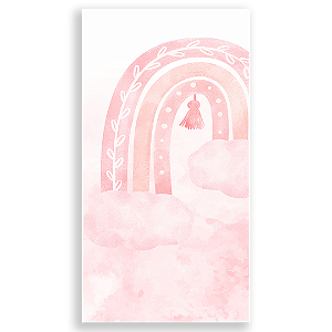 Faixa Lateral - Arco Iris Rosa - Sublimado 3D