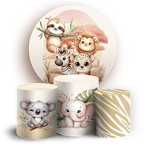 KIT Redondo e Trio - Safari - Sublimado 3D