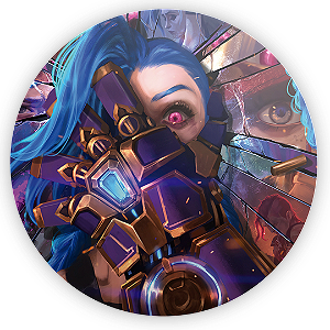 Painel Redondo - Arcane - Sublimado 3D