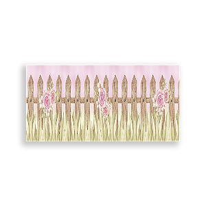 Painel Retangular - Cerca Boiadeira Rosa - Sublimado 3D