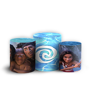 Trio Cilindro - Moana - Sublimado 3D