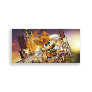 Painel Retangular - Sonic Tails - Sublimado 3D