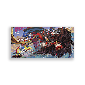 Painel Retangular - Sonic Shadow - Sublimado 3D