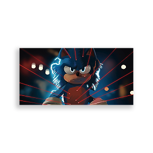 Painel Retangular - Sonic - Sublimado 3D