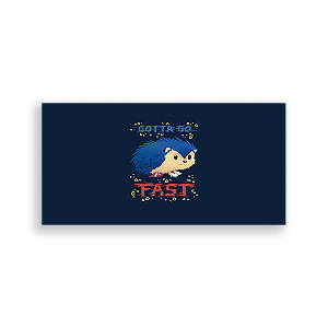 Painel Retangular - Sonic - Sublimado 3D