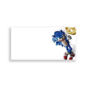 Painel Retangular - Sonic - Sublimado 3D