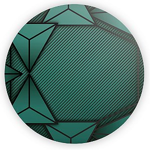Capa Mini Painel Sublimado - Abstrato Verde