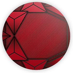 Capa Mini Painel Sublimado - Abstrato Vermelho